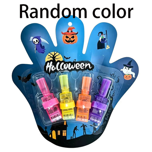 Halloween Finger Lights Glow in the Dark Palm Light Up Toys Trick-or-Treat Goodie Bag Fillers Stuffers Halloween Party Favor