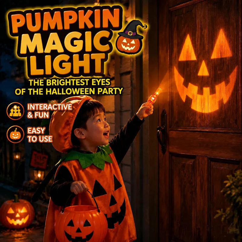 Halloween Projector Finger Light LED Glowing Ring Scary Party Favor Trick or Treat Costume Accessory for Kids Adults